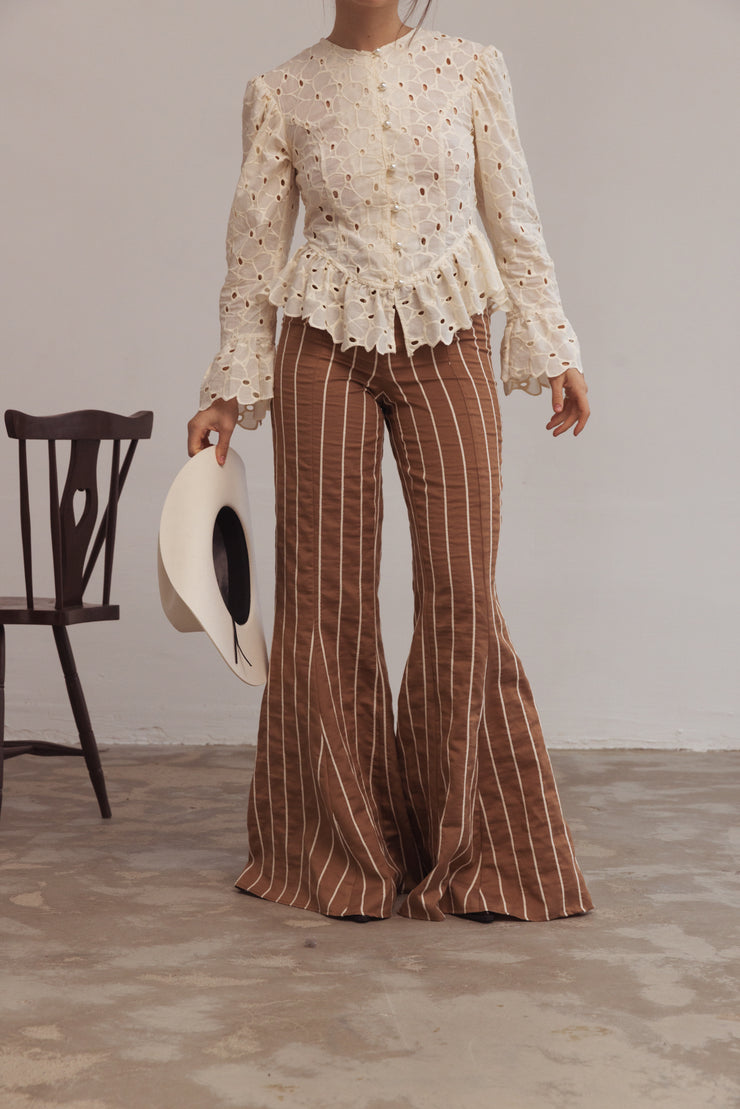 DALLAS trousers - BROWN