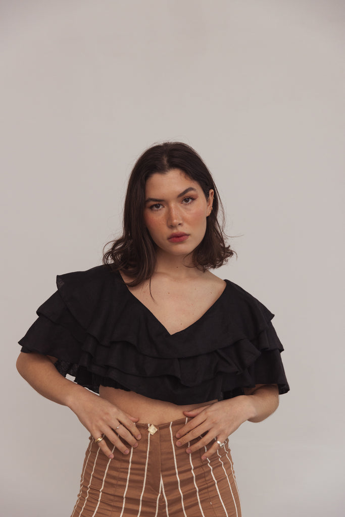 Sienna Ruffle Floral Top